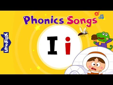 Letter ii - new phonics songs - little fox - animated songs for kids