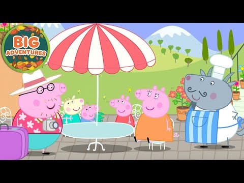 Peppa Pig Goes on a SUNNY Holiday Adventure☀️Peppa & George: Italy Fun | Cartoon for kids | 20 Mins