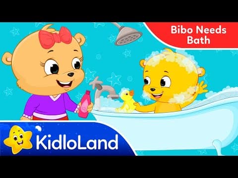 Happy Bath Time - Good Habits for Kids - Bibo Needs A Bath
