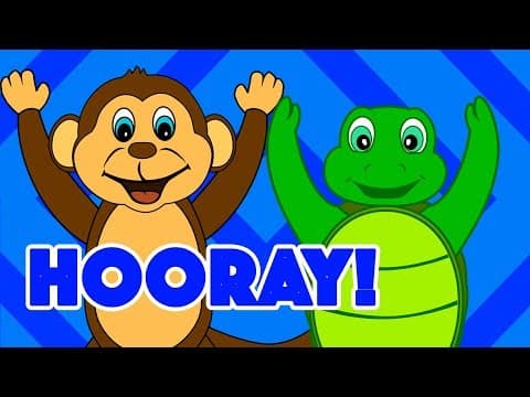 If you’re happy and you know it clap your hands - song with lyrics fun sing along nursery rhymes