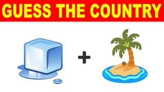 Guess The Country by Emoji | Emoji Quiz Challenge