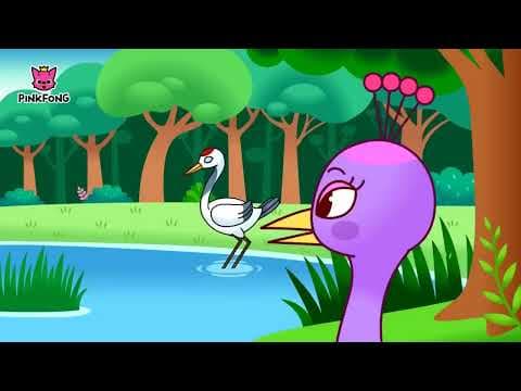 The Peacock and the Crane | Aesop's Fables