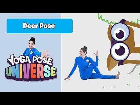 Deer Pose Yoga Pose Universe
