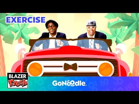 Xavier and Rasheem Go to the Beach|Activities for Kids GoNoodle