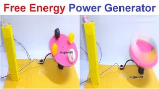 wind power generator for free power/energy working model science project - diy