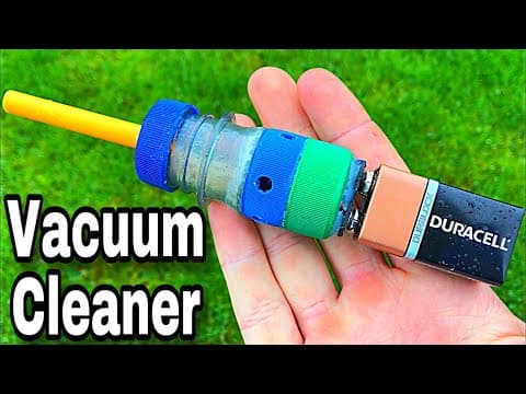 How to Make Vacuum Cleaner with plastic bottle at home