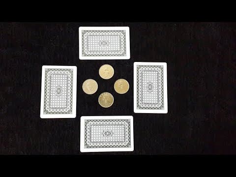 Amazing Card And Coin Magic Trick You Can Do