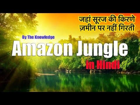Wild Amazon (Amazon Jungle and River Hindi) जहां सूरज की किरणे तक ज़मीन पर नहीं गिरती है