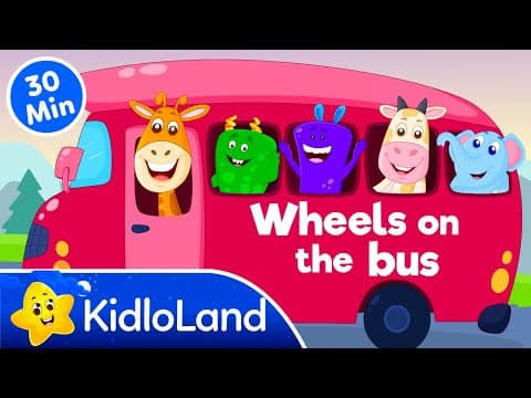 Wheels On The Bus - Wheels On The Train Car Truck