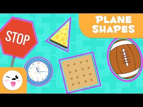 Geometric Plane Shapes For Kids - Primary Vocabulary