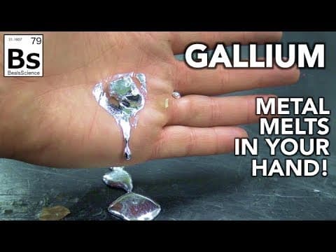Gallium - Amazing Metal Melts in your Hand