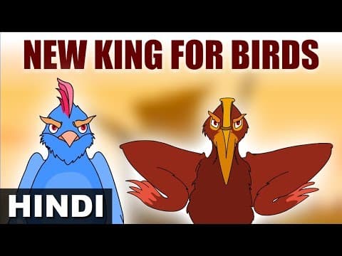 New King for Birds | Jataka Tales for Kids | Hindi Stories for Kids | Short Stories