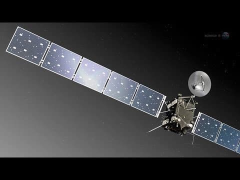 Landing on a comet: Rosetta Spacecraft & Philae robotic lander