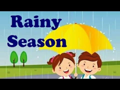 Rainy season for kindergarten | Things we see during Rainy season | seasons for kids | Rainy season
