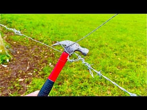 The Hammer Trick Fix Fence in 2 Minutes - practical invention