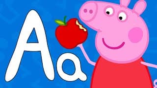 ABC Song with Peppa Pig | Peppa Pig Songs | Nursery Rhymes + Kids Songs
