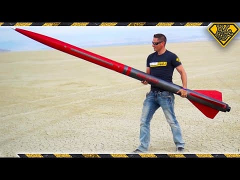 Taping a Smartphone To A 10 Ft Rocket