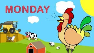 Number Farm Days Of the Week | Learn 7 Days of the Week | Toddler Fun Learning