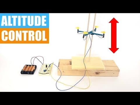 DIY Mini Drone Part 2| Altitude Control Circuit | Drone Science Project