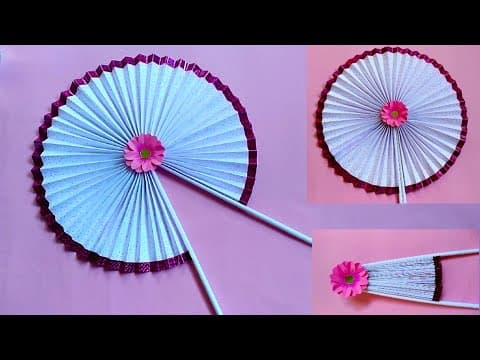 Paper fan making