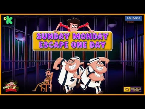 Sunday-Monday Ka Jailbreak! 🚨 Simmba Ka C-Mart Trap 💥 | Smashing Simmba 😎 Discovery Kids