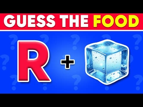 Can You Guess The FOOD By Emoji? 🍕🍔 | Emoji Quiz 2025