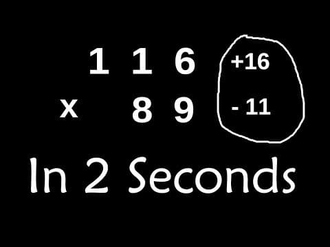Vedic maths tricks & tips - maths multiplications - fast calculations