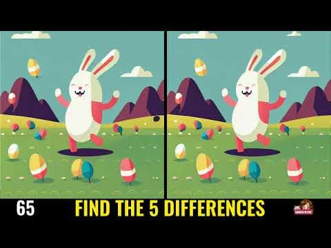 Find the Difference Game - bunny (NO.7)