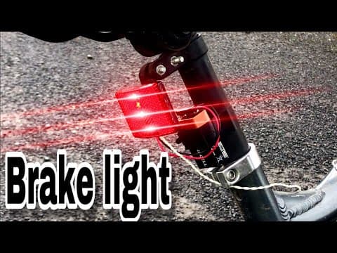How To Make Bicycle brake light