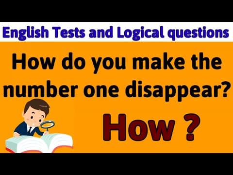 Tricky riddles with answers | English tests and Logical reasoning | Riddles quiz