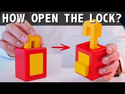 THE IMPOSSIBLE LOCK PUZZLE - It was tough