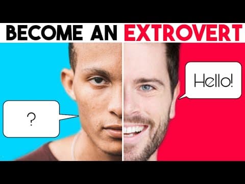How to become an extrovert