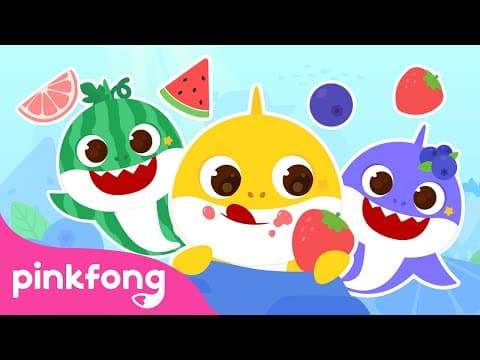 Baby Shark Turns into a Fruit | Baby Shark Colors Fruit Transformation