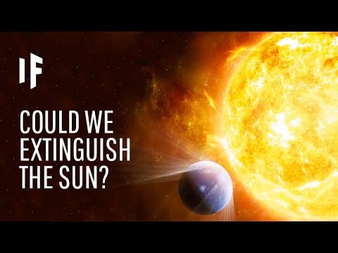 What If We Extinguished the Sun?