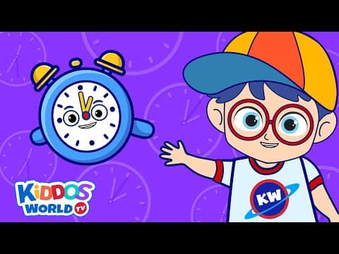 Telling time for kids - learning the clock - parts of the clock