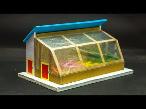 Passive Solar House Model || Science Projects