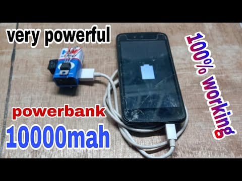 How to make mini powerful power bank at home