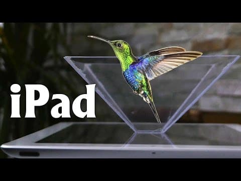Homemade 3D Hologram Projector - Turn your Smartphone into a 3D Hologram, Amazing