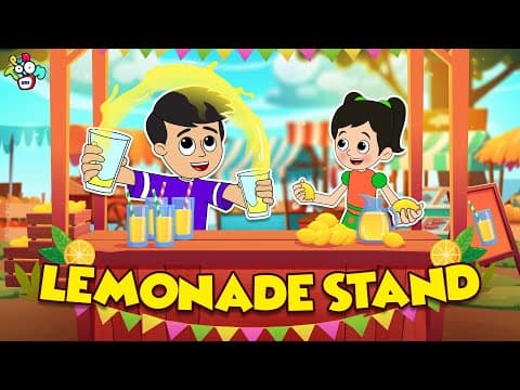 Gattu Chinki’s Lemonade Stand | Telugu Stories | Moral Stories | Kids Animation Story | Puntoon Kids