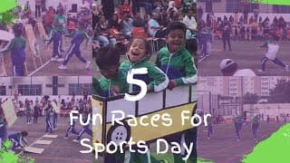 5 Fun Race For Sports Day|Physical Education|PEGAMES|Fun Race|Physed