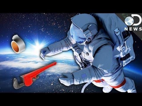 How Astronauts Fix The ISS with Tape and a Spatula - YouTube