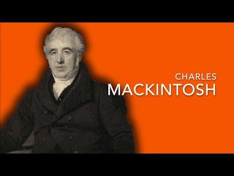 The story of Charles Mackintosh - he invented rainwear!