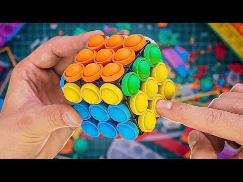 Making Pop It Rubik’s Cube - DIY