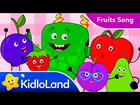 Eat Your Fruits Song - Fruit Song for Kids - Chomping Monsters Songs for Kids