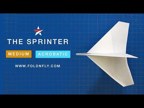 Fold ‘N Fly paper airplane instructions & video tutorials