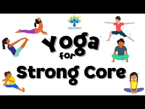 Core Strengthening Exercises for Kids to prepare for Headstand | Yoga for Children | Yoga Guppy