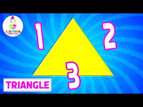 Count the Sides of Shapes for Kids (Learn Shapes & Counting)