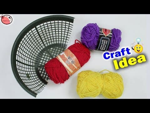 Genius best out of waste idea - handmade things - diy room organizer - wall hanging making