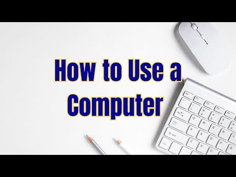 How to Use a Computer | Computer Science for Beginners | Fun & Easy Lesson for Kids | Primary Kids
