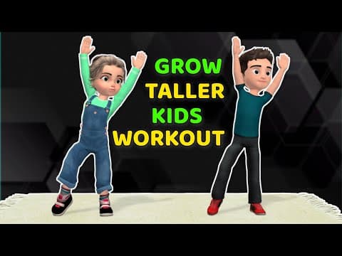 10-MIN KIDS WORKOUT TO GROW TALLER - STANDING EXERCISES
